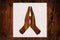 Praying Hands Style Design Stencil, 4-Inch, Reusable Mylar Cutout for Art, Crafts & DIY Projects...