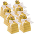 Cyblinia 50 Pack Bee Party Favor Boxes Treat Boxes Paper Beehive Gift Box for Birthday Party Supplies...