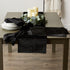DII Velvet Collection Tabletop, Table Runner, 14x108, Black...