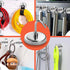 Heavy Duty Magnet Hooks - 4-Pack Magnetic Hooks for Fridge - Powerful Magnets for Tools, Kitchen, Workshop, Garage, Bathroom - Secure Fridge Hangi...