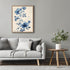 Posterizer 1 pcs-baby blue dainty flowers for chic decor-Floral & Botanical Art-Abstract & Modern Art-Decor for Home & Office- UNFRAMED Wall Art...