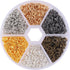 1200pcs Mixed 6 Colors Jump Rings Jewelry Making Supplies Open Jump Rings 5mm(0.2 inch) 21 Gauge Jump Ring for DIY Bracelet Earrings Necklace Jewe...