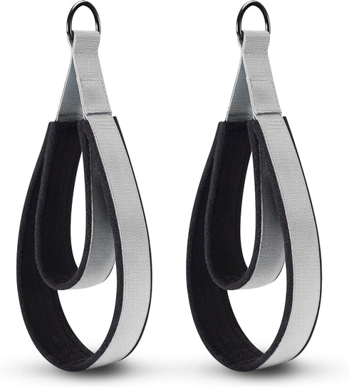 2PCS Pilates Strap, Pilates Double Loop Strap, Comfortable Enhanced Thickness, Fitness D-Ring Double Loop Strap, Pilates Equipment D-Ring Strap, H...