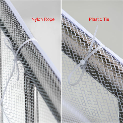 CM 3m Length Safety Rail Net Stair Banister Stair Net with Ropes for Stairs Fence Balcony Baby Bed, Protect Childs Pets Safe...