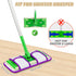 Reusable Mop Pads Compatible with Swiffer Sweeper Mops(6 PCS)- 12 Inch Washable Microfiber Wet Pads Refills Dry Sweeping Cloths Heavy Duty Mop Hea...