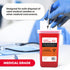 Ever Ready First Aid Sharps Container with Split Lid Design and Locking Mechanism for Sharp Waste Disposal, 1 Quart...