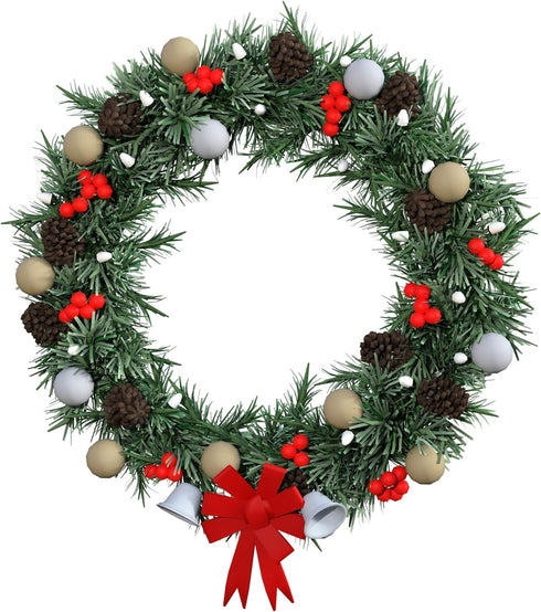 20 Pieces Hanging Wreaths Paper Round Christmas Ornaments with 20 Strings Ropes for Wedding DIY Craft Festival Halloween Decoration...
