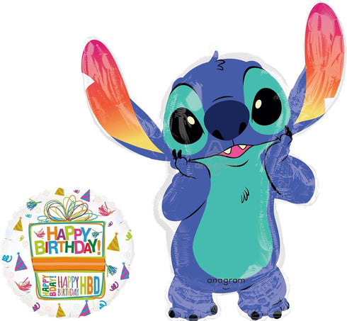Anagram 33"" Stitch Super Shape Foil Balloon, BQ_4164...