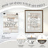 Silly Goose Gifts Funny Rustic Farm Animal Themed Bathroom Decor Wall Art Print Sets, Typography Country Bath Pictures Signs Wood Style (Call of D...