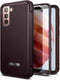SURITCH for Samsung Galaxy S21 Case 6.2 Inch (Only), (2 Front Frames) Full-Body Heavy Duty Rugged Shockproof Phone Cover with Built-in Screen Prot...