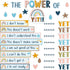 Boho The Power of Yet Classroom Bulletin Board Decoration Rainbow Motivational Growth Mindset Cutouts Boho Rainbow Inspirational Wall Decor for El...