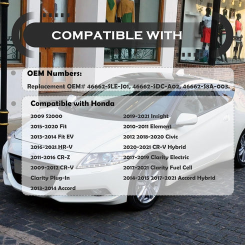 Brake Master Cylinder Cap,Brake Fluid Cap Replacement OEM#46662-SLE-J01,46662-SDC-A02,Brake Fluid Reservoir Cap Compatible with Honda Fit EV Accor...