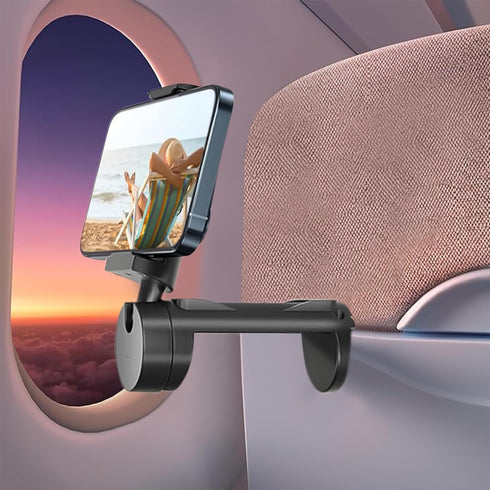 – Airplane Phone Holder Mount – Universal Hands-Free Travel Phone Holder for Airplane Seat Back (Black)......