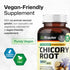 BIO KRAUTER Chicory Fiber Supplement - 1200 mg Strength - 100 Count - Chicory Root Powder - Inulin Capsules for Digestive Support - Vegan...