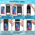 Waterproof Phone Pouch, Large Waterproof Phone Case, Universal Cell Phone Case Dry Bag, Compatible for iPhone, Samsung, All Smartphones Black...