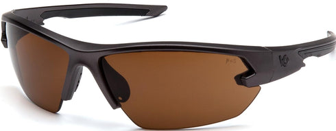 Venture Gear Tactical Semtex 2.0 Safety Shooting Glasses, Gun Metal Frame, Bronze Anti-Fog Lens...