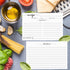 4x6 Recipe Cards Rustic White, Ing Front - From the Kitchen Of 100 Pack Double Sided Recipe Cards Cooking Cardstock with Lines for Weddings, Baby,...