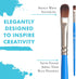 Princeton Select Artiste, Series 3750, Paint Brush for Acrylic, Watercolor and Oil, Oval Mop, 1/4 Inch...