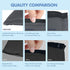 15 Pack Blank Cotton Canvas DIY Craft Zipper Bags Pouches Pencil Case for Makeup Cosmetic Toiletry Stationary Storage...