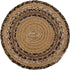VHC Brands Kettle Grove Jute Stencil Star 8 inch Trivet Primitive Country Patchwork Kitchen Tabletop Design, Tan...