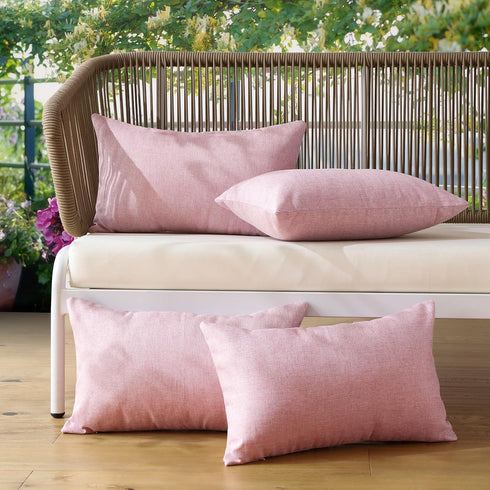 OTOSTAR Outdoor Waterproof Throw Pillow Covers Garden Decorative Cushion Case Pillow Covers Outdoor Pillowcases Patio Pillows for Couch Sofa Tent ...
