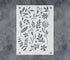GSS Designs Wildflower Stencil for Painting on Wall Wood Canvas Furniture Reusable Art Flower Stencil for Craft Leaf Stencils for Walls 12x16Inch...