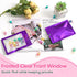 FUNFERY 100 Pack Mylar Resealable Bags Foil Packaging Bags with Clear Window,Zipper Pouch Smell Proof Bags for Food Storage,Cookies,Sample,Small B...