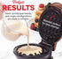 DASH Mini Maker for Individual Waffles, Hash Browns, Keto Chaffles with Easy to Clean, Non-Stick Surfaces, 4 Inch, Orange Leopard...
