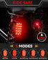DARKBEAM Bike Headlight Rechargeable USB-C, Bicycle Lights 4000LM Ultra Bright, Mountain Bike Light Set for Night Riding, 6+5 Mode Waterproof Fron...