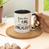YouNique Designs Does This Ring Make Me Look Engaged Mug, 11 Ounces, Engagement Mug for A Bride To Be, Engagement Gift (Black Handle)...