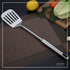 Stainless Steel Slotted Spatula,Cooking Utensil For Kitchen Use With Hollow Handle,Silver/14.9Inch...