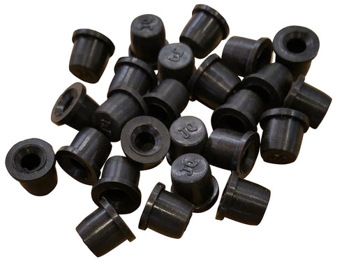 (25 Pack) Brake Bleeder Screw Caps Grease Zerk Fitting Cap Rubber Dust Cover...