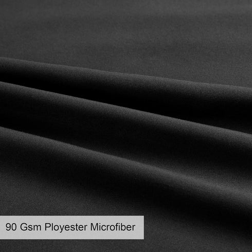 uxcell 2 Pack Pillow Cases Soft 1800 Series Microfiber Pillowcases Set with Zipper Queen(20"x30") Black...
