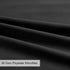 uxcell 2 Pack Pillow Cases Soft 1800 Series Microfiber Pillowcases Set with Zipper Queen(20"x30") Black...