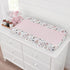 NoJo Keep Blooming Pink, White, Purple and Gold Floral Super Soft Changing Pad Cover...