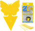 Yellow Sticky Fly Traps (25 Pack) for Gnat Whitefly Fungus Gnat Aphid Small Insects - Houseplant Disposable Glue Trappers - Bug Catcher - Butterfl...