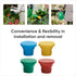 Garden Flower Bottle Top Sprinkler - Pack of 6 - Portable Outdoor Bottle Accessories for Dogs Shower - Head Bottle Water Sprinkler...