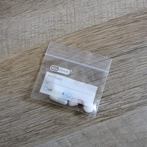 Ezy Dose Disposable Pill Pouches, Pill and Vitamin Storage, Clear, 50 Count...
