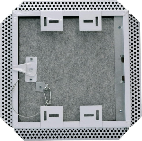 Access Door 6" X 6" Sound Rated Steel Access Panel Felt Covered Door for Concealed Wall/Ceiling Application with Slotted Lock - [Outer Dimensions:...
