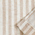 Vangao Kitchen Valance Linen Stripe Short Curtain Farmhouse Country Rustic Pinstripe Tickingstripe Light Filtering Rod Pocket Window Topper Treatm...