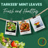 Tarkeeb Mint Leaves Cut - Dried mint leaves cut and sifted | No Stems | All Natural | Gluten Free | NON-GMO | Vegan | Net Weight: 1.76oz/50g | Ind...