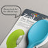 Zeal Scratch Non-Stick Silicone Cooking Spoon, Aqua Blue, 30 cm...