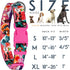 Nature Dog Collar Travel Pattern Adjustable Nylon Pet Collars for Small Medium Large Dogs Puppy Designer Print (Japan, Neck Fit 14"-18")...