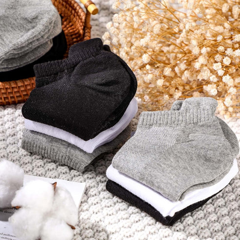 12 Pairs Men's Low Cut Athletic Socks Casual Running Socks Breathable Men Work Socks for Sport Hiking Running (Stylish Style)...