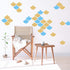 40 Pcs Mermaid Scale Wall Decal, Nursery Decor, Geometric Decals, Modern Wall Decals, Unique Wall Decor for Kids, Wall Decals for Girls Boys Room(...