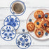 6Pcs 5D Diamond Painting Coasters with Holder, DIY Blue Coasters for Drinks Coffee Table, Diamond Arts Painting Kits for Beginners, Adults & Kids,...