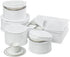 Honey-Can-Do SFT-01630 Dinnerware Storage Set, 5-Piece,White...