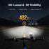 Bike Lights for Night Riding, USB Rechargeable Bike Light, Bicycle Headlight with Power Bank Function, Super Bright Mountain Bike Front Light...