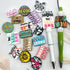 Dog Mom Silicone Focal Beads for Pens Characters Mama Club Focal Beads Silicone Charms Keychain Making Kit Assorted Silicone Shaped Beads for Bead...