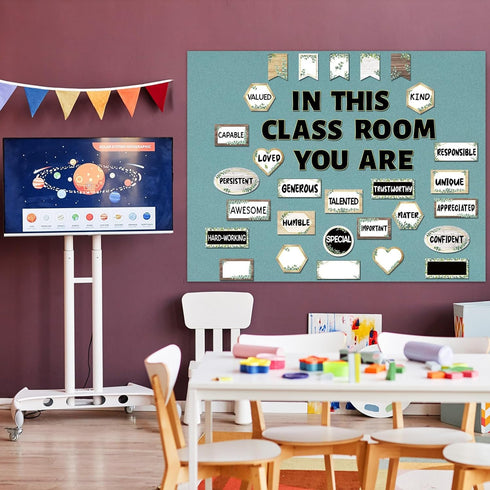 20 Ft Bulletin Board Paper Roll Boho Classroom Decoration Better Welcome Bulletin Board Paper Blue Bulletin Board Decor Wall Paper for Kids School...